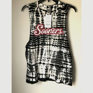 NWT Venley NCAA Tye Dye Shirt Oklahoma Sooners - S